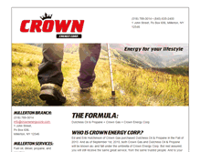 Tablet Screenshot of crownenergycorp.com